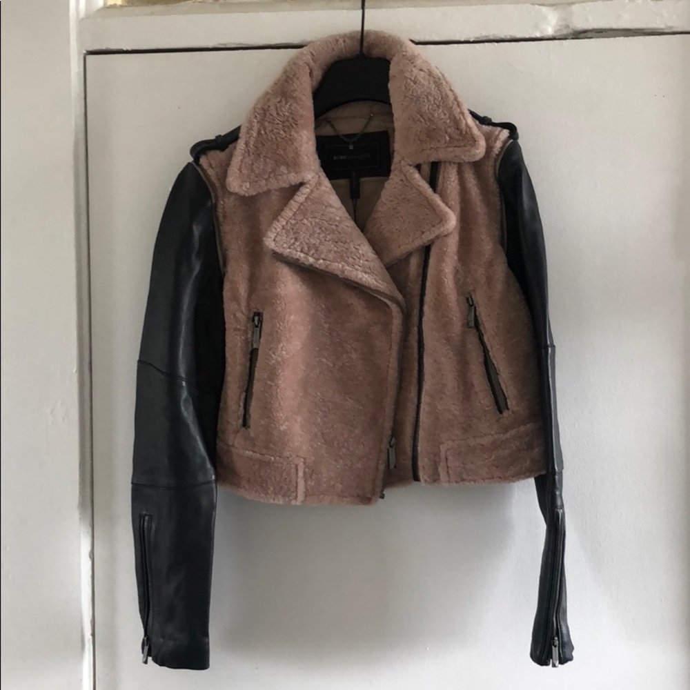 Shearling leather jacket